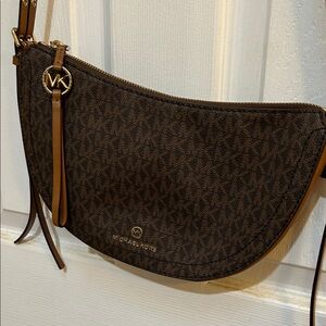 Michael Kors Dark Brown Crossbody Bag